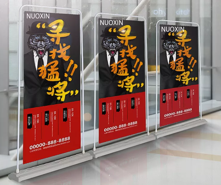 Standee khung cửa ngoài trời