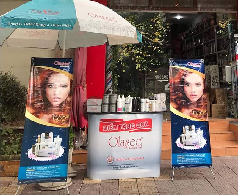 quầy lễ tân ngoài trời