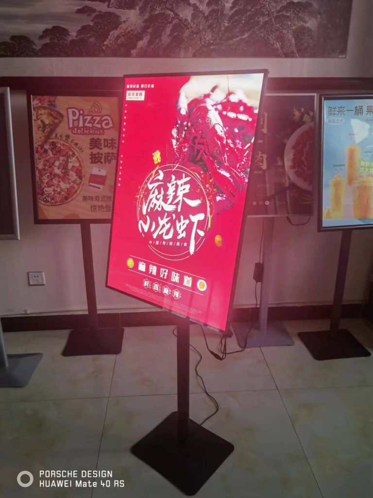 Menu có hệ thống đèn