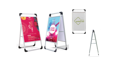 avt standee chữ a nhom