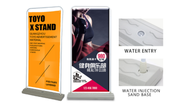 avt standee khung cua de nuoc