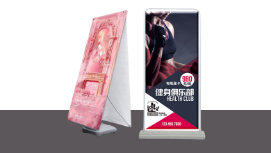 standee đế nhựa