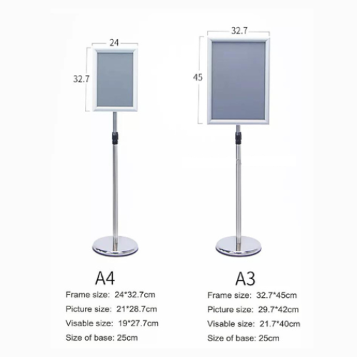 standee menu inox cao cap