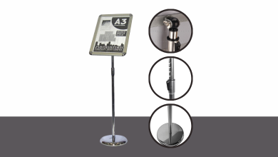 standee menu inox sự kiện