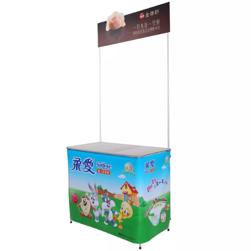 Booth sampling nhôm ngoài trời