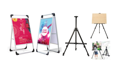 avt standee chữ a hình