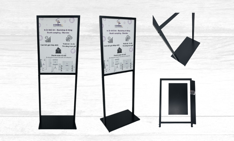 avt standee bảng chỉ dẫn