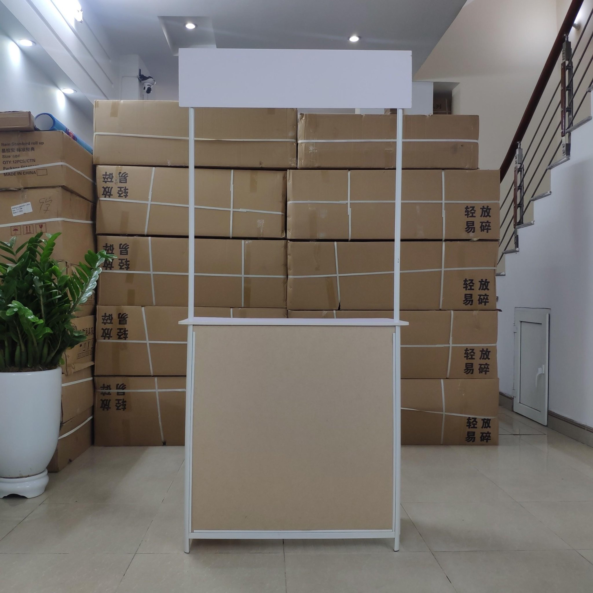 booth sampling sắt