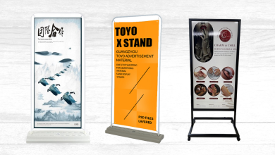 avt standee kiểu cửa cao cấp