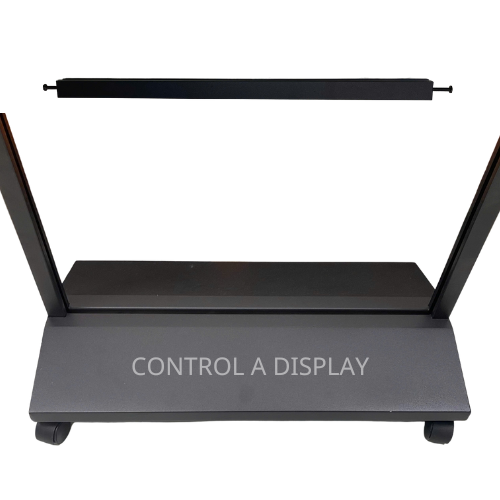 Chân standee khung sắt bánh xe