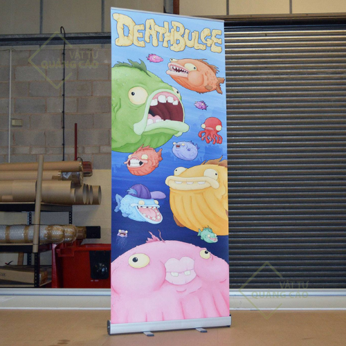 standee cuốn nhôm tốt