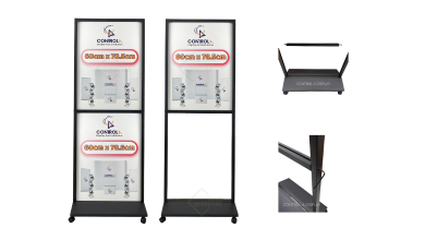 avt standee chân sắt kiểu mỹ