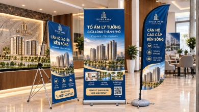 standee bất động sản chuyên nghiệp